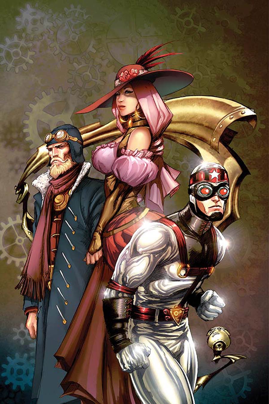 Legenderry A Steampunk Adventure #5 Cover E High-End Joe Benitez Virgin Art Ultra-Limited Variant Cover (ONLY 50 COPIES IN EXISTENCE!)