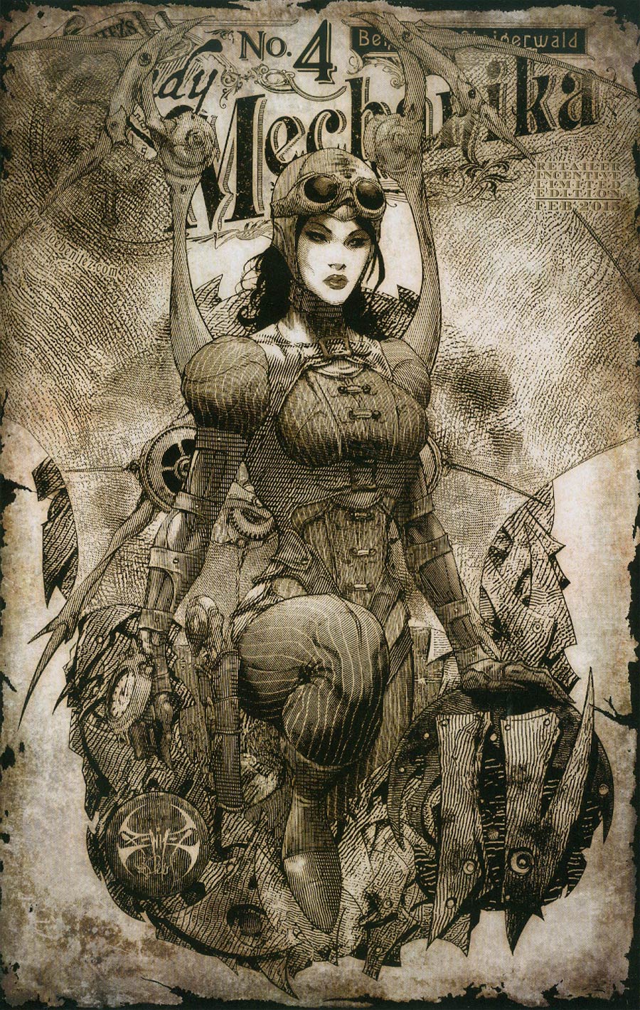 Lady Mechanika #4 Cover C Incentive Joe Benitez Variant Cover