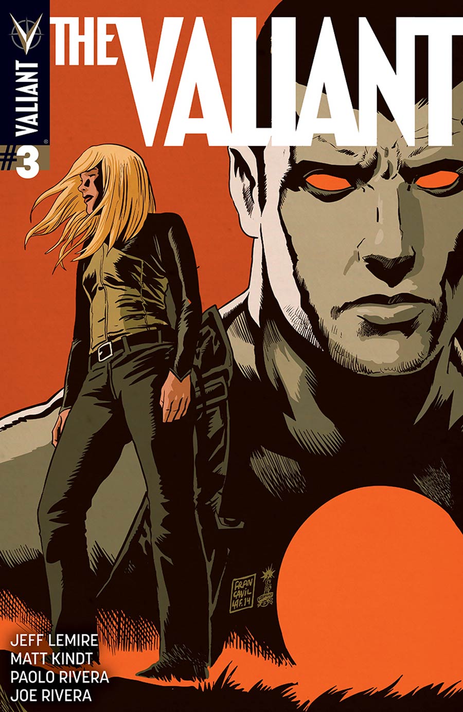 The Valiant #3 Cover C Incentive Francesco Francavilla Variant Cover