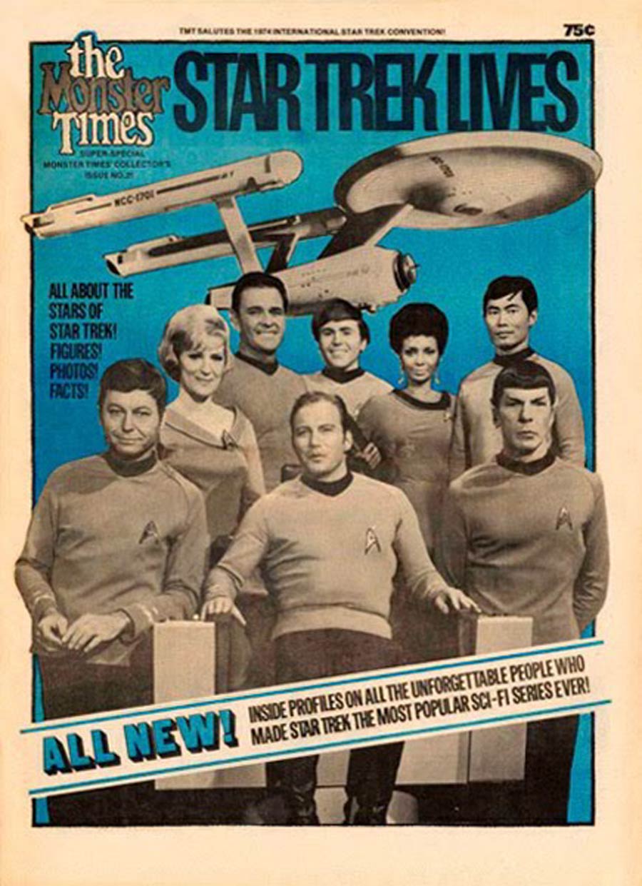 Monster Times Magazine Special Collectors Issue #2 Star Trek Lives