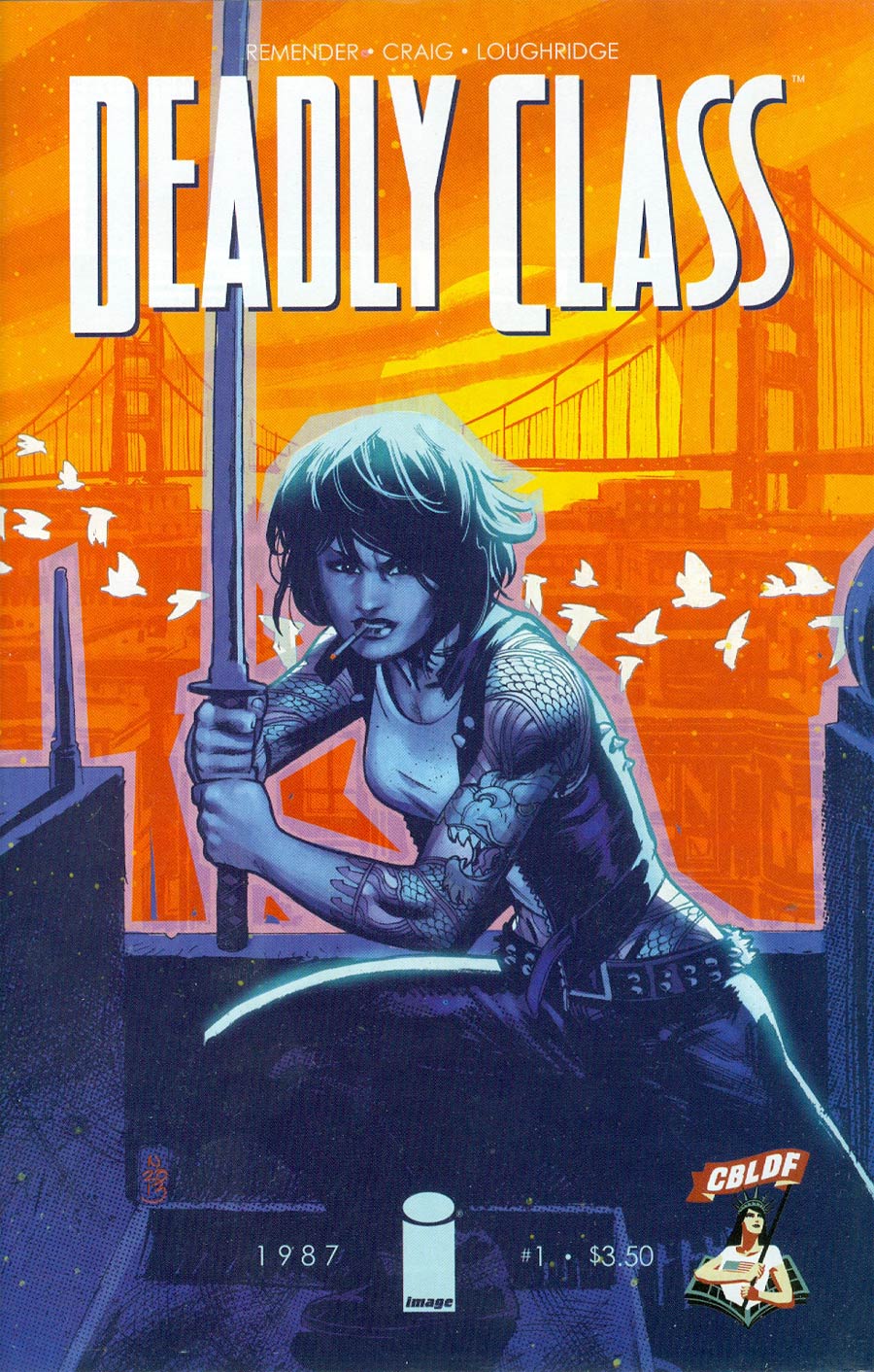 Deadly Class #1 Cover E CBLDF Exclusive Variant Cover