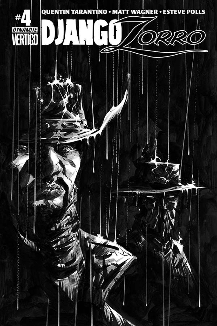 Django Zorro #4 Cover F Incentive Jae Lee Black & White Cover