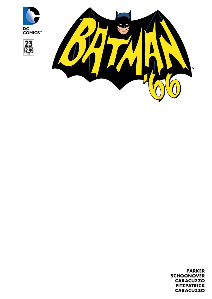 Batman 66 #23 Cover B Variant Blank Cover