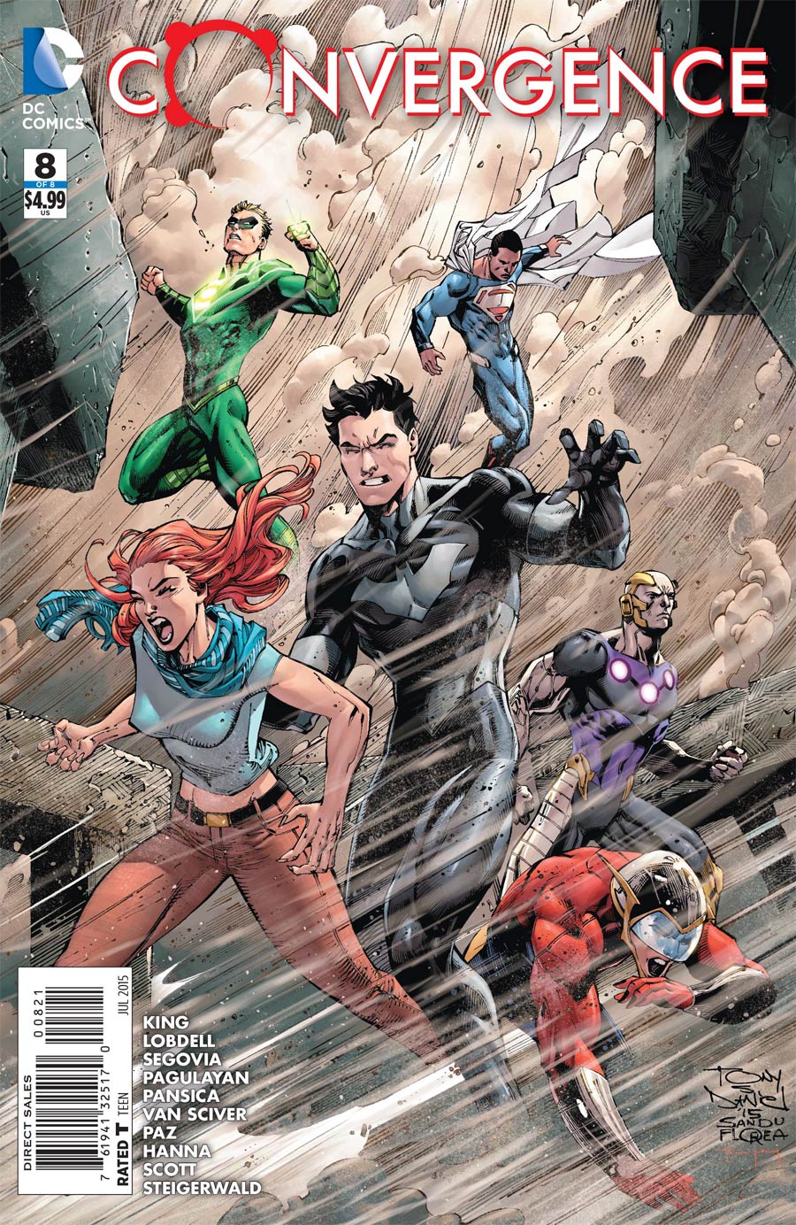 Convergence #8 Cover B Variant Tony S Daniel Cover