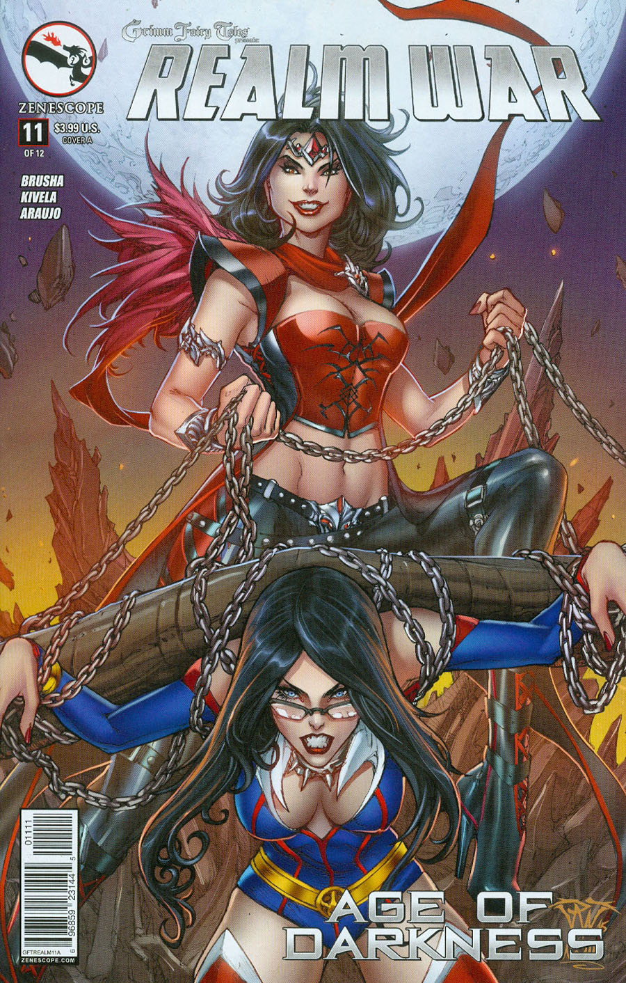 Grimm Fairy Tales Presents Realm War #11 Cover A Paolo Pantalena (Age Of Darkness Tie-In)