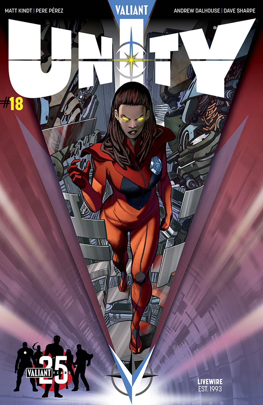 Unity Vol 2 #18 Cover C Variant Rafa Sandoval Valiant 25th Anniversary Cover