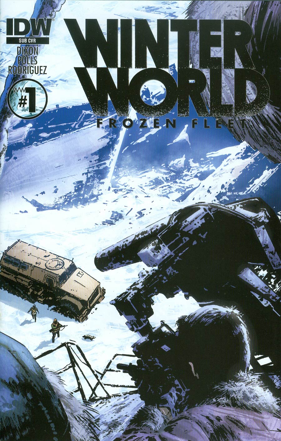 Winterworld Frozen Fleet #1 Cover B Variant Butch Guice Subscription Cover