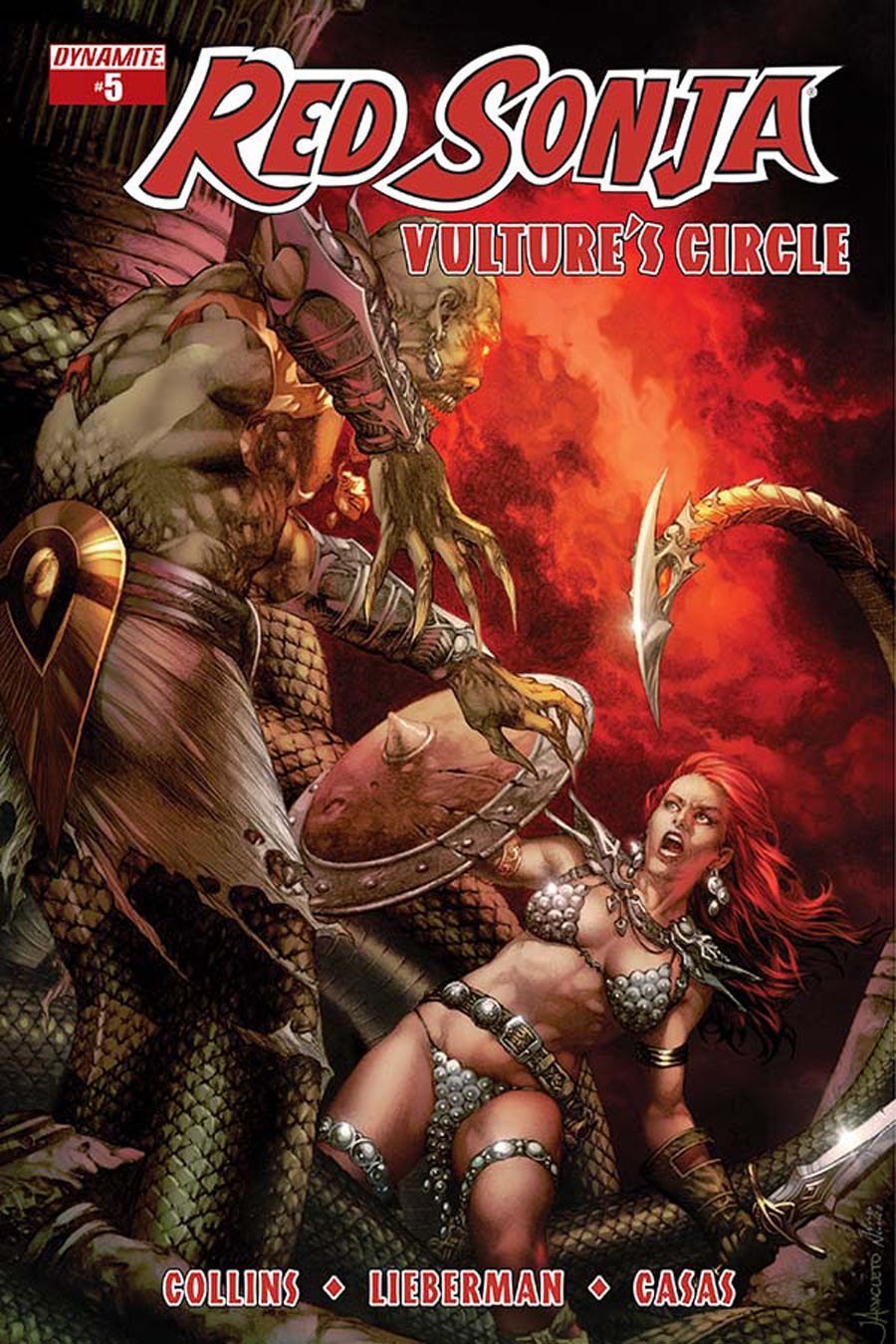 Red Sonja Vultures Circle #5 Cover A Regular Jay Anacleto Cover