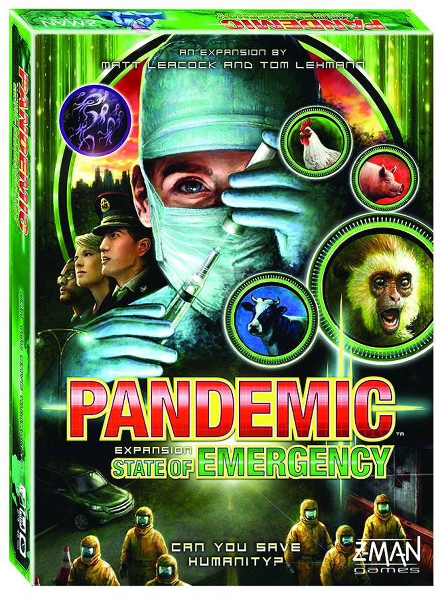 Pandemic State Of Emergency Board Game Expansion Set