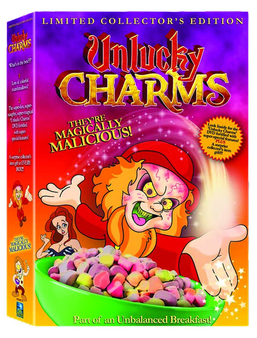 Unlucky Charms Cereal Box