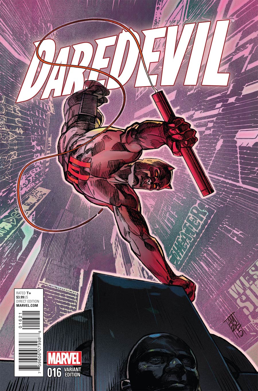 Daredevil Vol 4 #16 Cover B Variant NYC Cover