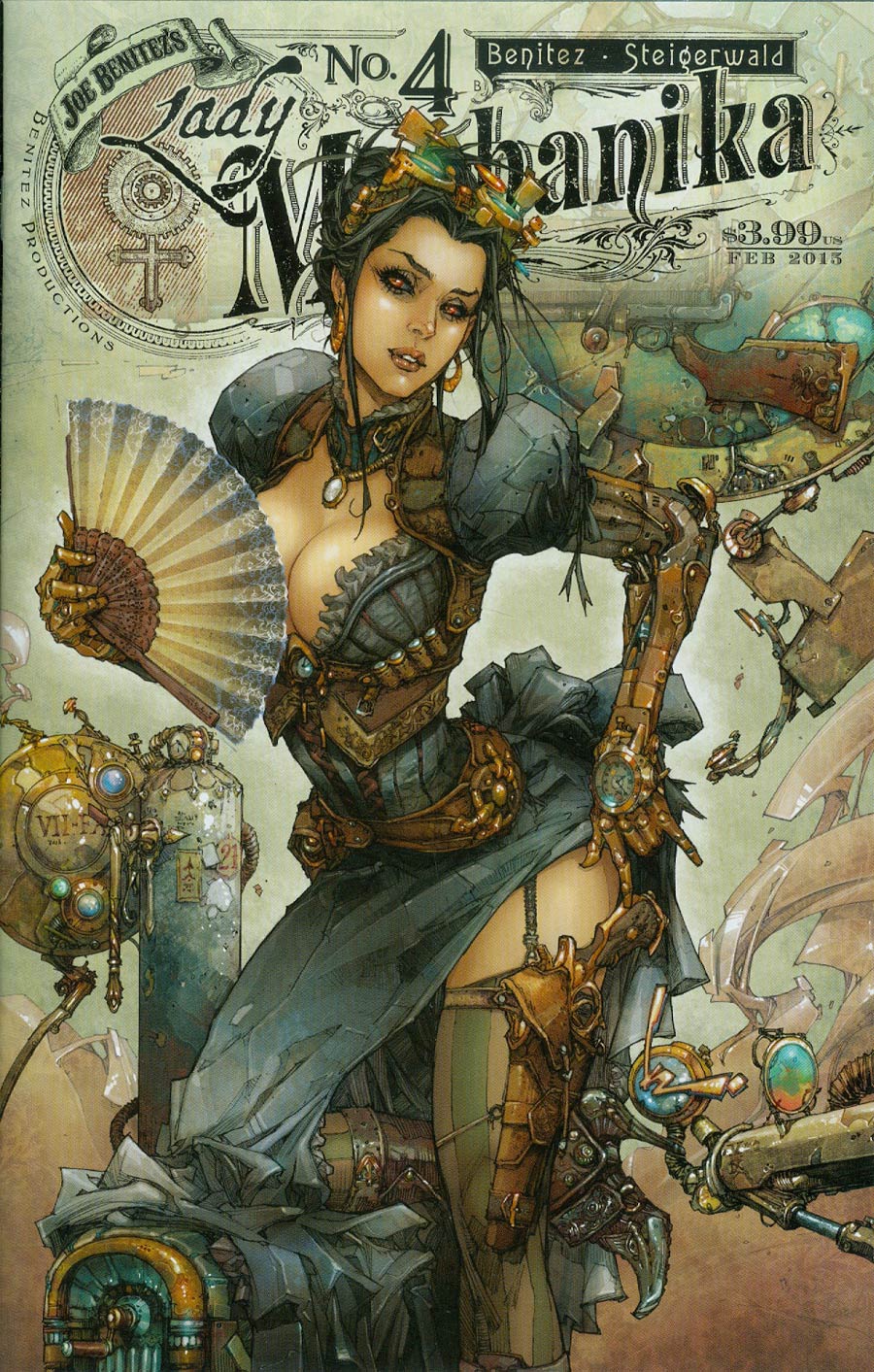 Lady Mechanika #4 Cover B Regular Kenneth Rocafort Cover