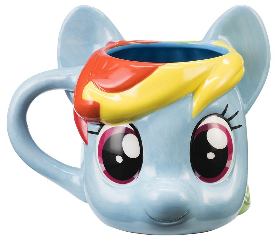 My Little Pony Sculpted Ceramic Mug - Rainbow Dash