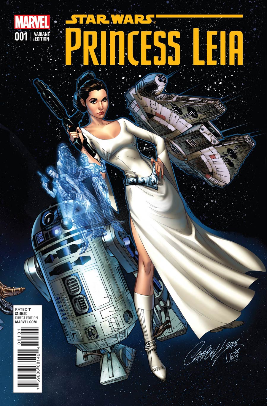 Princess Leia #1 Cover L Incentive J Scott Campbell Connecting Variant Cover