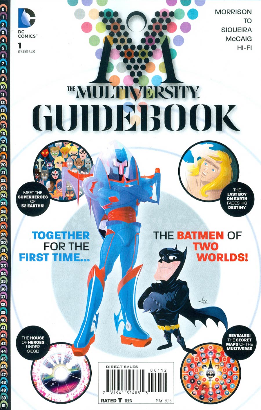 Multiversity Guidebook #1 Cover F 2nd Ptg Rian Hughes Variant Cover