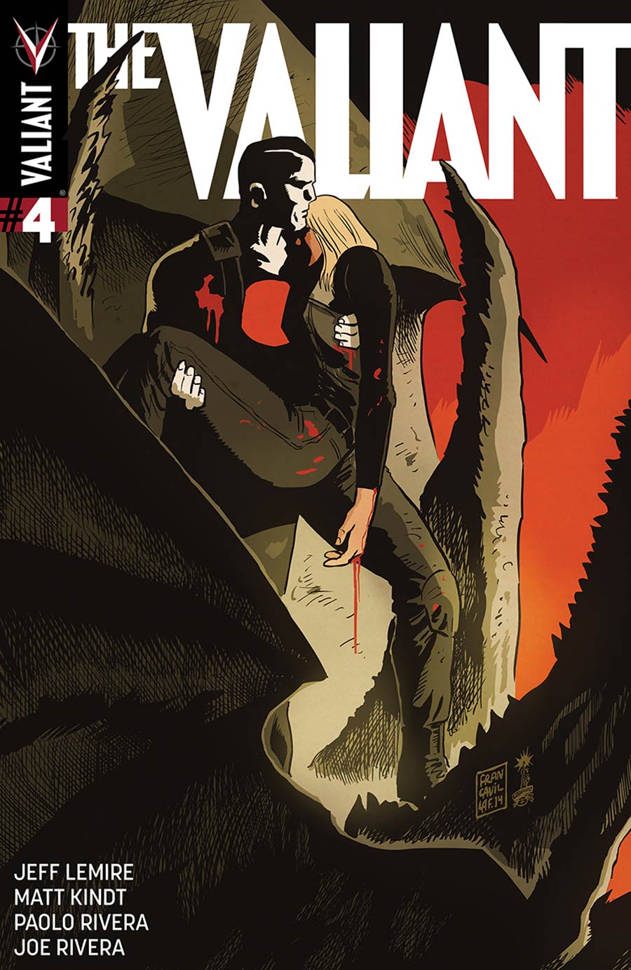 The Valiant #4 Cover C Incentive Francesco Francavilla Variant Cover