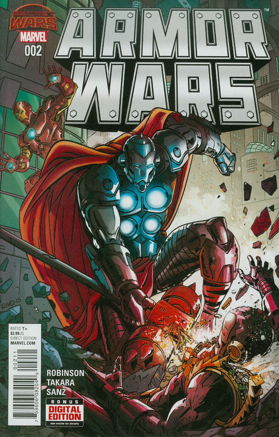 Armor Wars #2 Cover A Regular Paul Rivoche Cover (Secret Wars Warzones Tie-In)