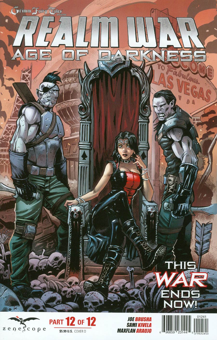 Grimm Fairy Tales Presents Realm War #12 Cover D Andrea Errico (Age Of Darkness Tie-In)