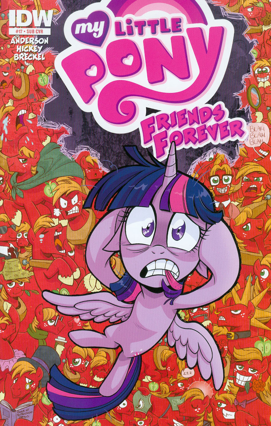 My Little Pony Friends Forever #17 Cover B Variant Brenda Hickey Subscription Cover