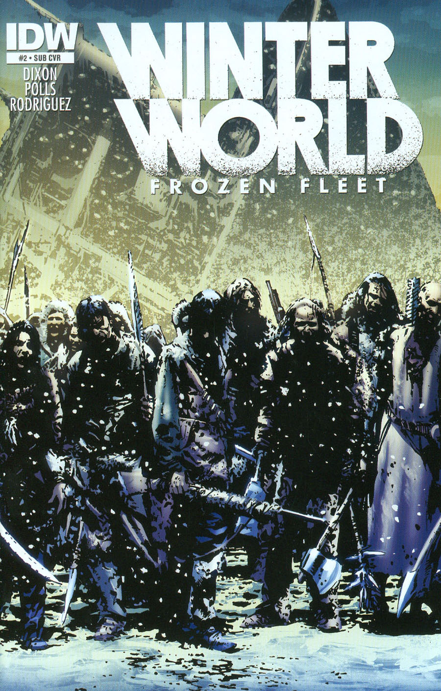 Winterworld Frozen Fleet #2 Cover B Variant Butch Guice Subscription Cover