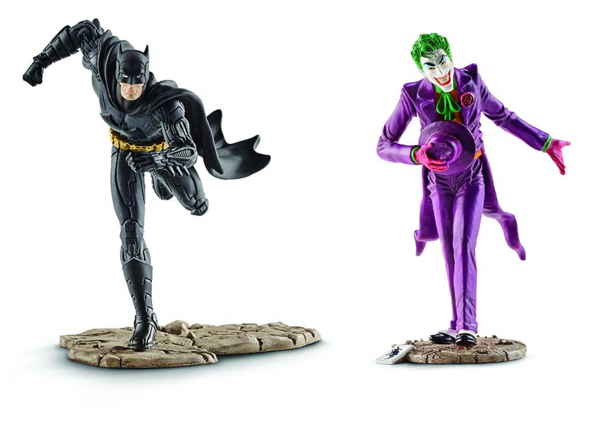 DC Heroes PVC Figurine 2-Pack - Batman vs Joker