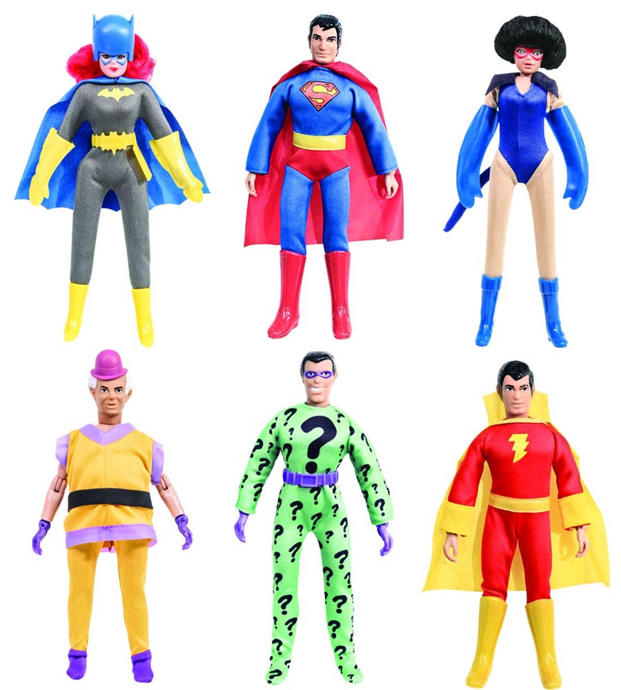 DC Worlds Greatest Heroes And Villains 8-Inch Retro Action Figure Series 1 Assortment Case