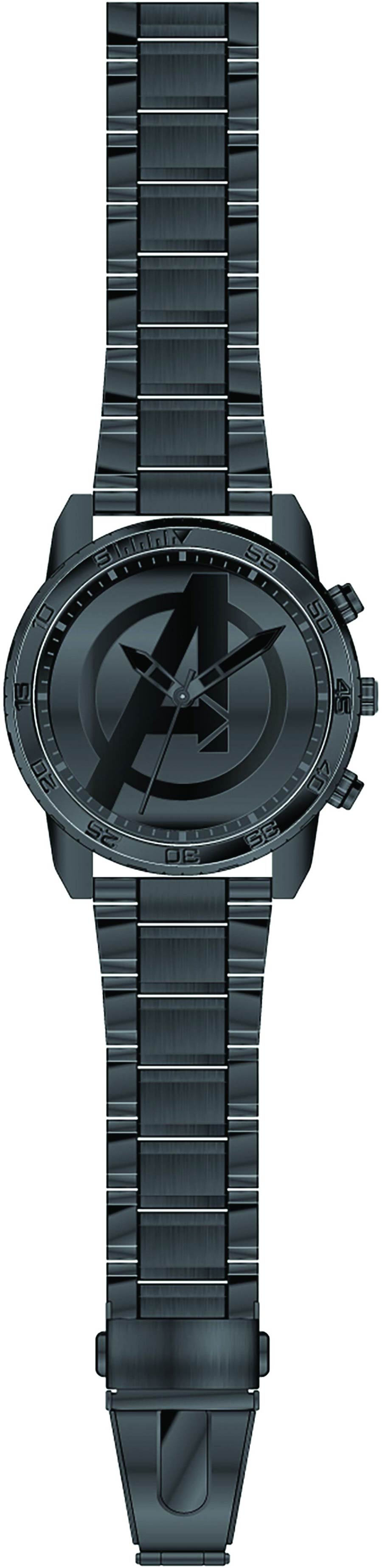 Avengers Age Of Ultron Avengers Logo Watch- Gunmetal Bracelet Strap