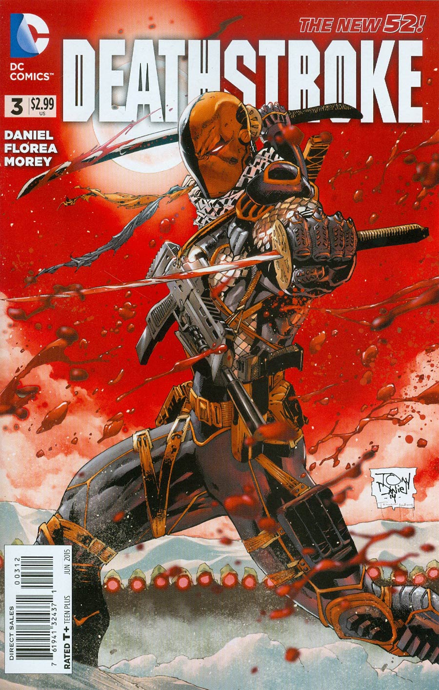 Deathstroke Vol 3 #3 Cover C 2nd Ptg Tony S Daniel Variant Cover