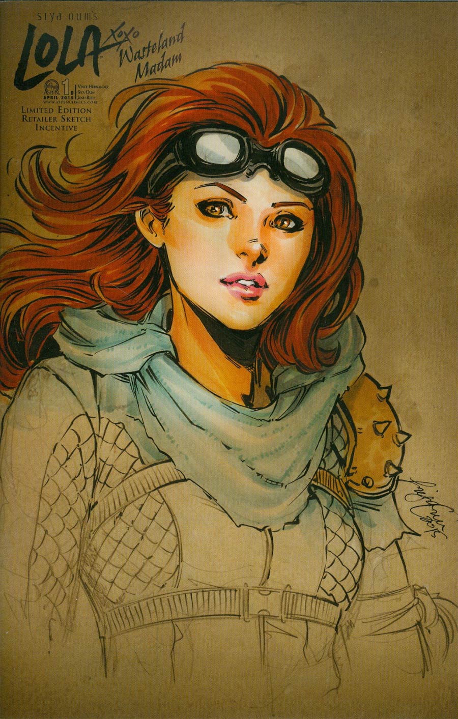 Lola Xoxo Wasteland Madam #1 Cover D Incentive Siya Oum Sketch Cover