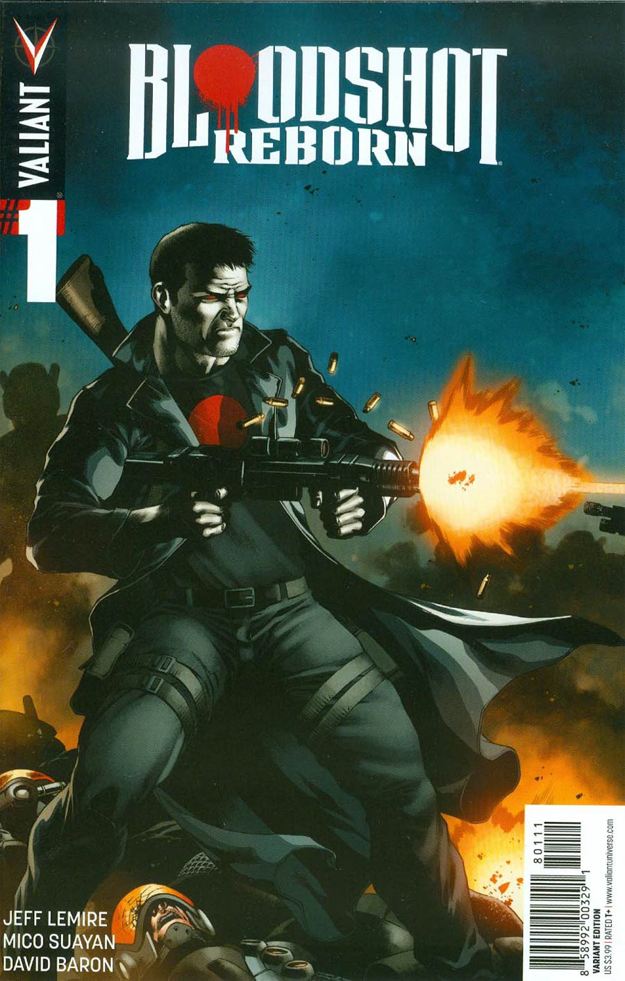 Bloodshot Reborn #1 Cover J Midtown Comics Retailer Shared Exclusive CAFU Variant Cover