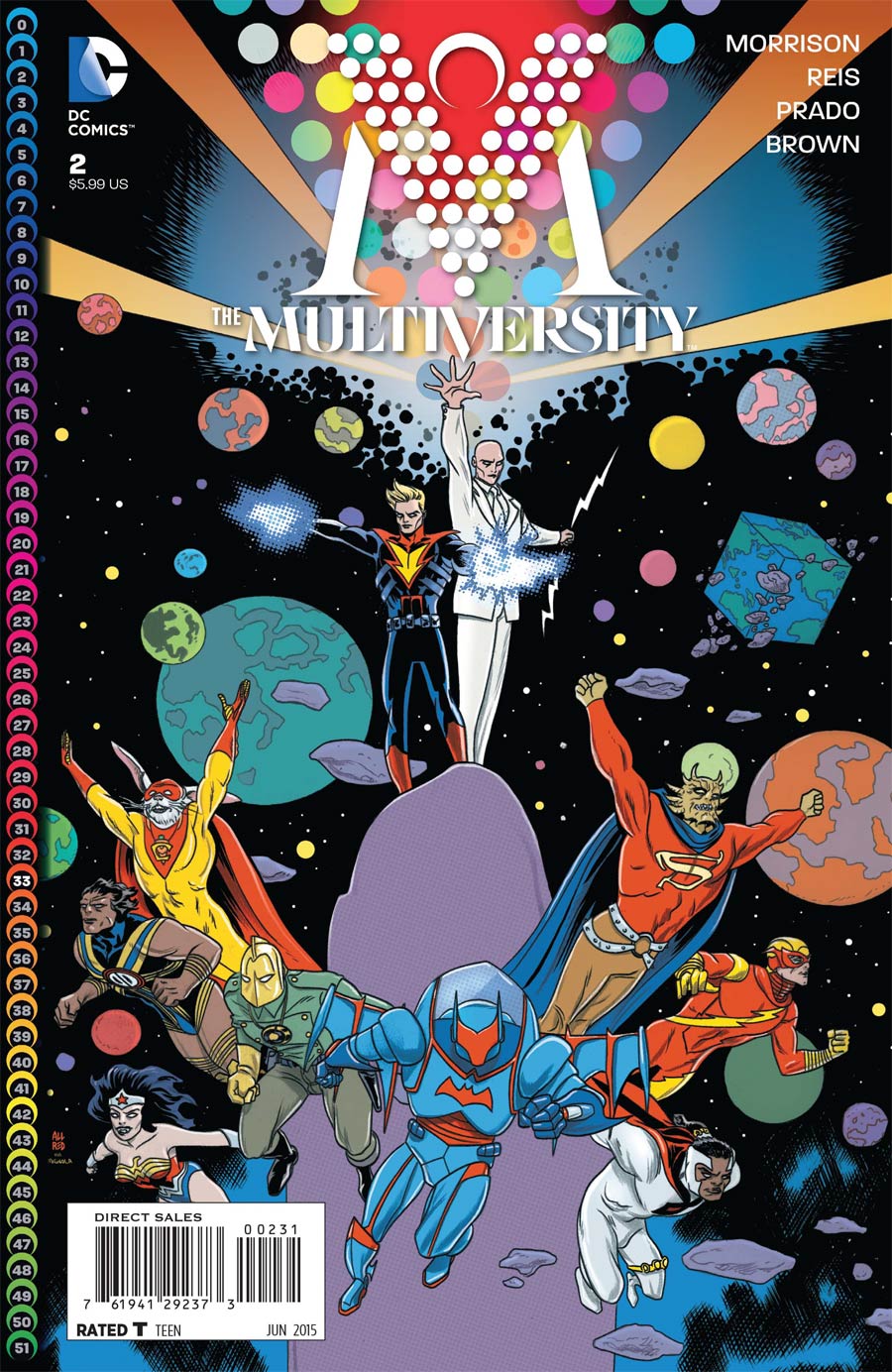 Multiversity #2 Cover C Incentive Michael Allred Variant Cover