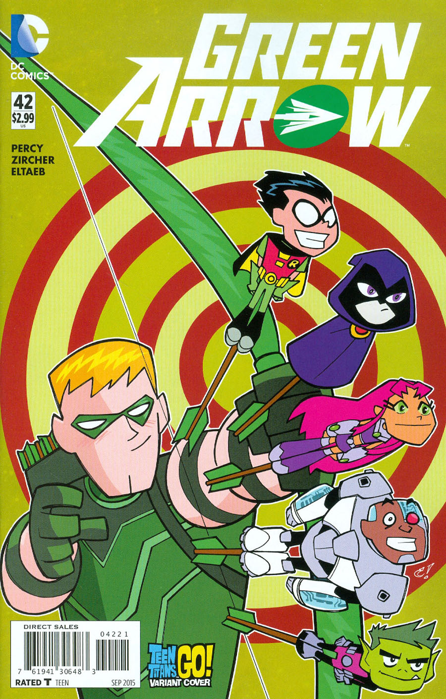 Green Arrow Vol 6 #42 Cover B Variant Craig Rousseau Teen Titans Go Cover