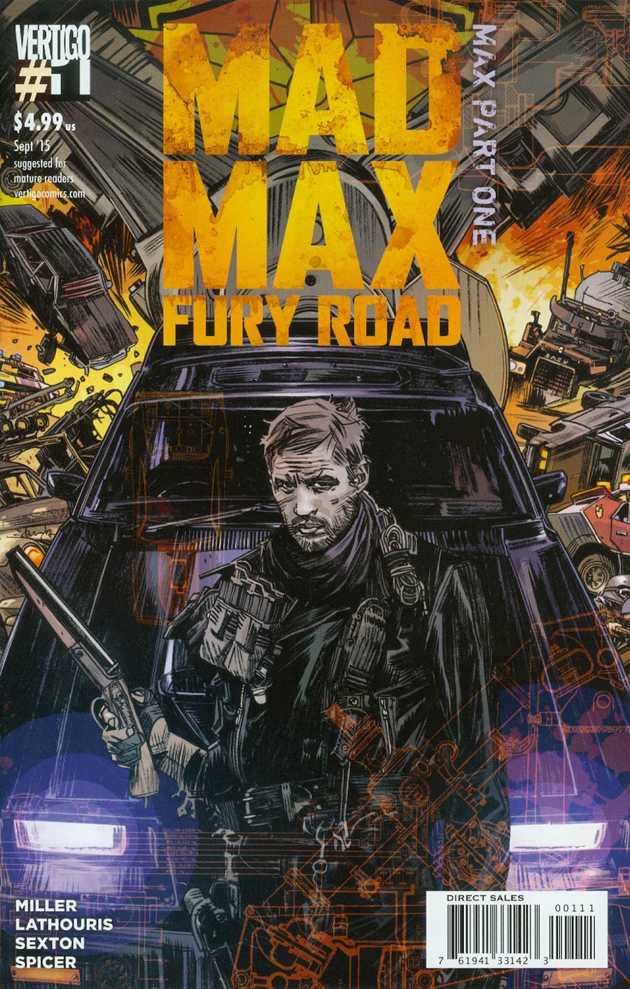 Mad Max Fury Road Mad Max #1 Cover A 1st Ptg Regular Tommy Lee Edwards Cover