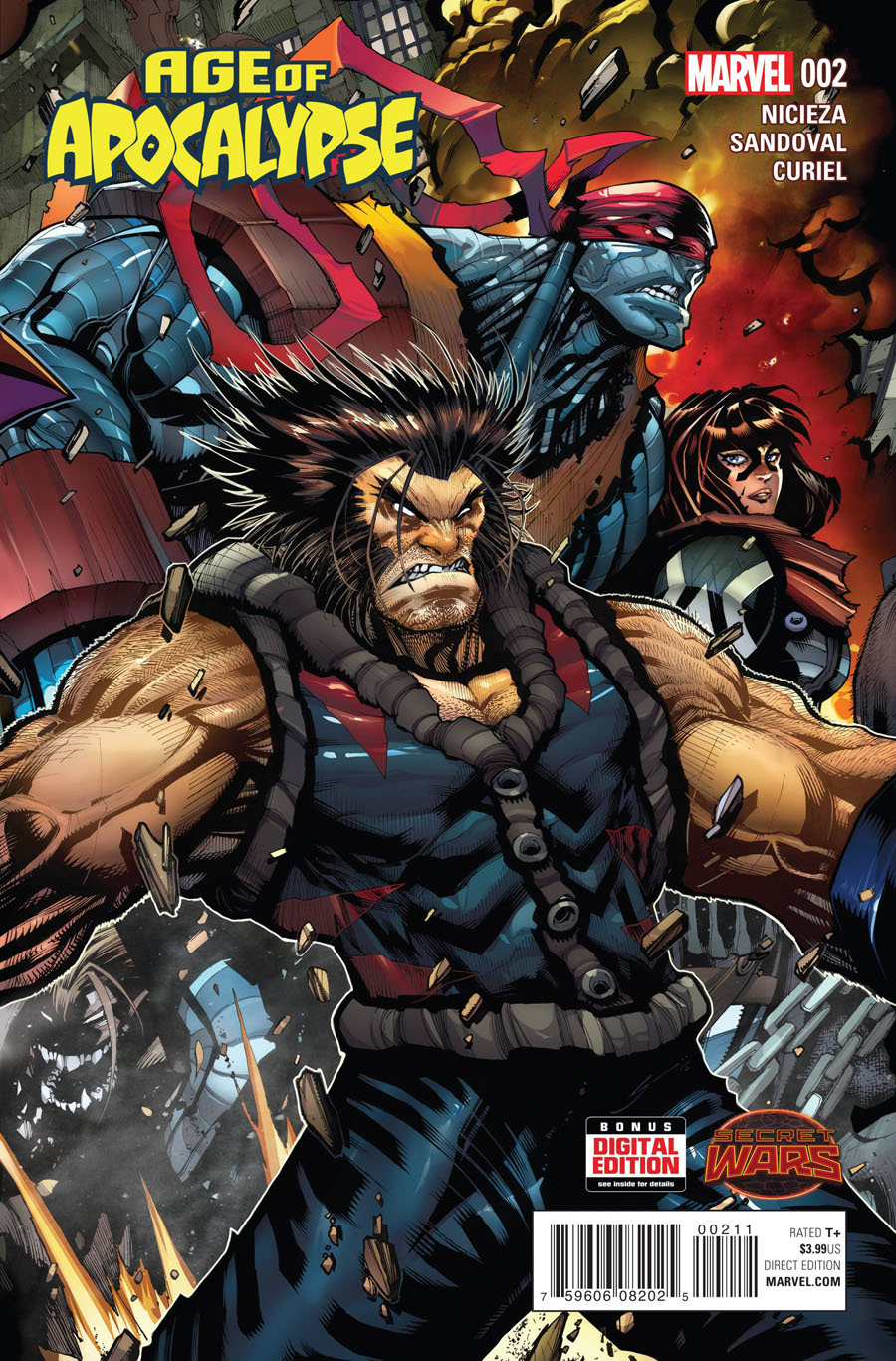 Age Of Apocalypse Vol 2 #2 Cover A Regular Gerardo Sandoval Cover (Secret Wars Warzones Tie-In)