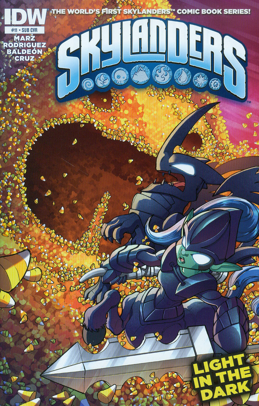 Skylanders #11 Cover B Variant David Baldeon Subscription Cover