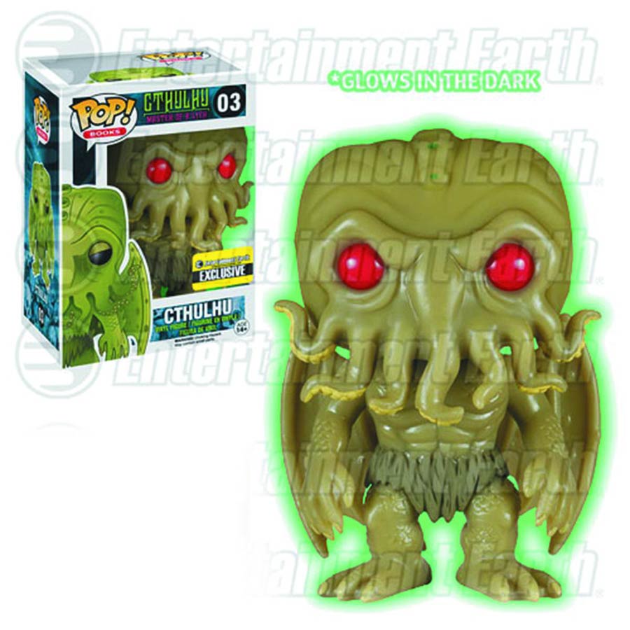 POP Books 03 Cthulhu Glow-In-The-Dark Vinyl Figure