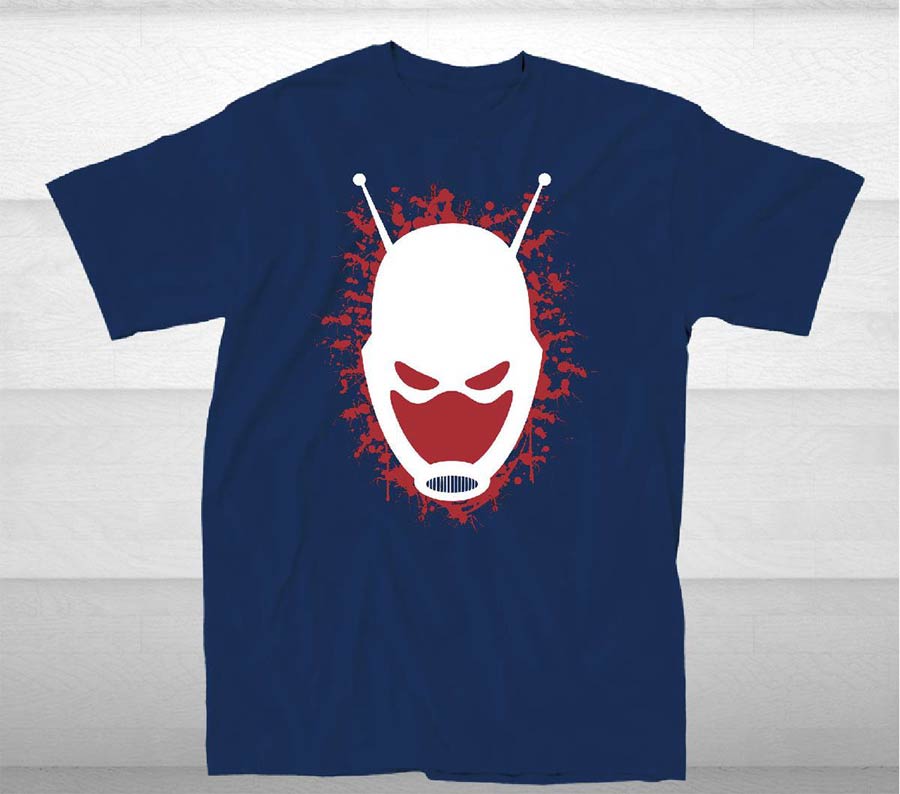 Ant-Man Minimal Navy T-Shirt Large