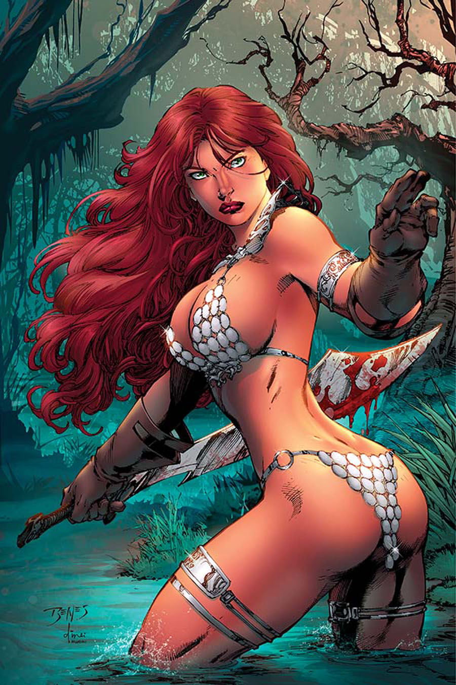 Red Sonja #1973 Cover B Rare Ed Benes Virgin Cover