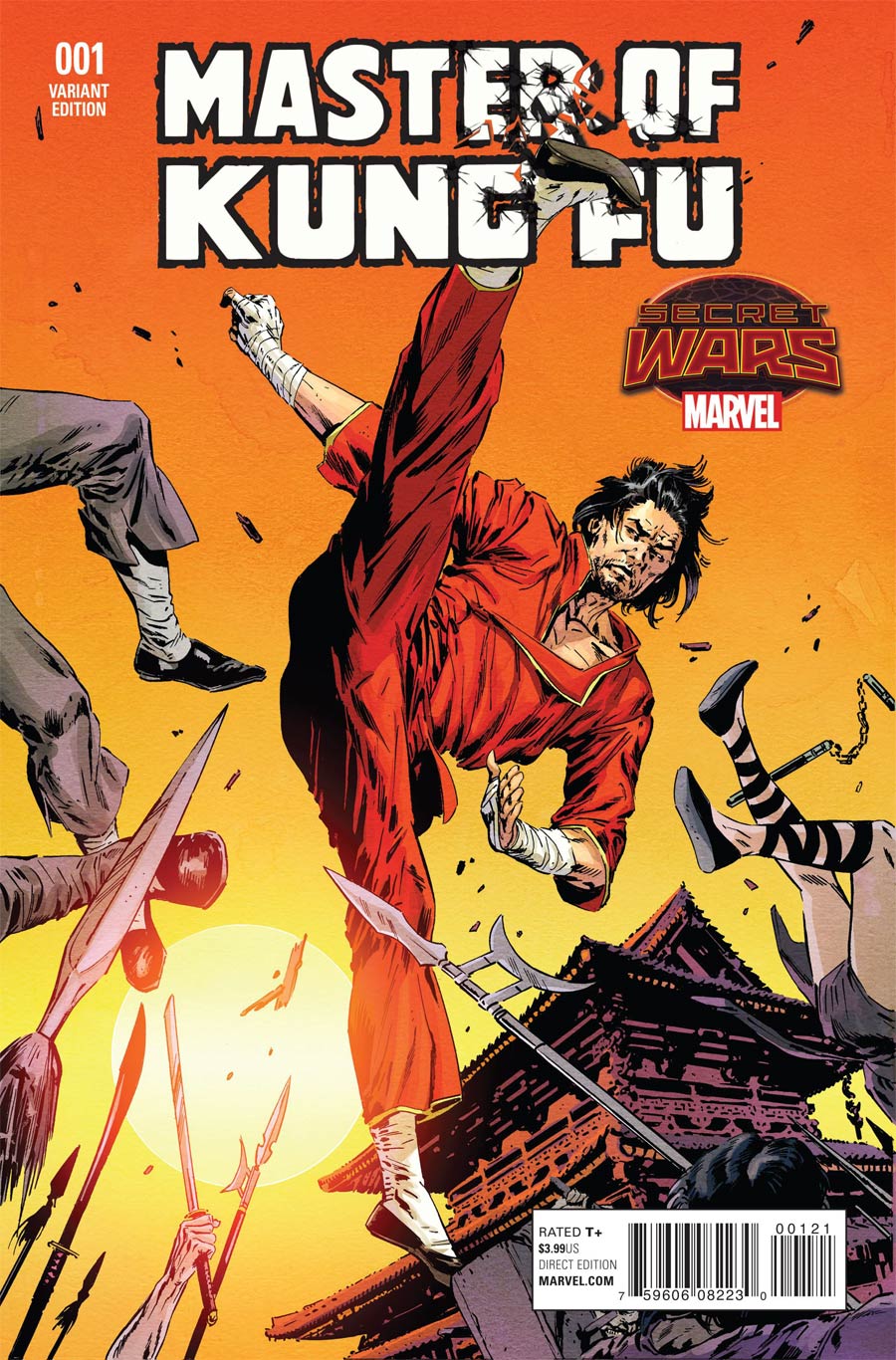 Master Of Kung Fu Vol 2 #1 Cover B Incentive Variant Cover (Secret Wars Battleworld Tie-In)