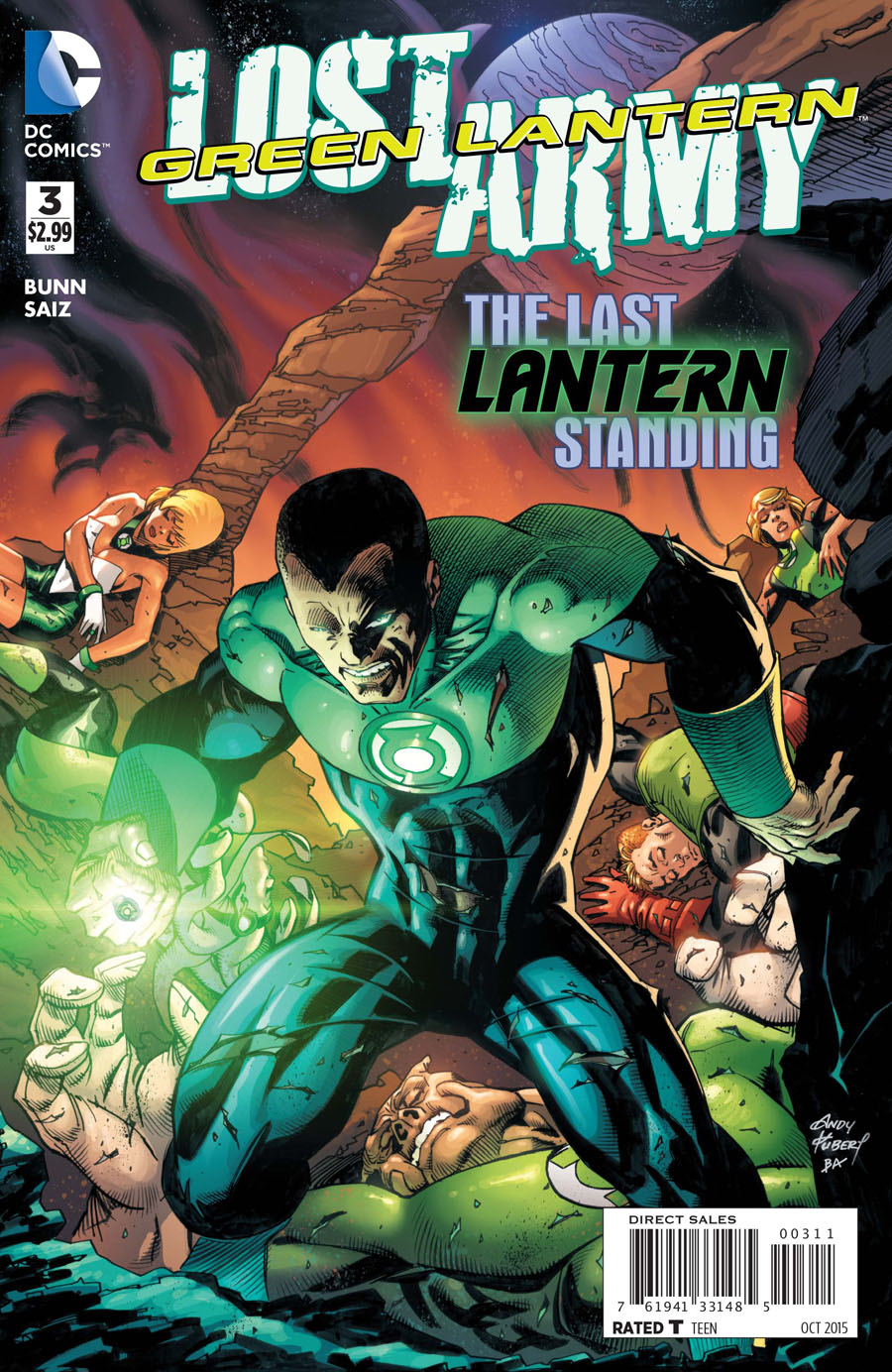 Green Lantern The Lost Army #3 Cover A Regular Andy Kubert Cover