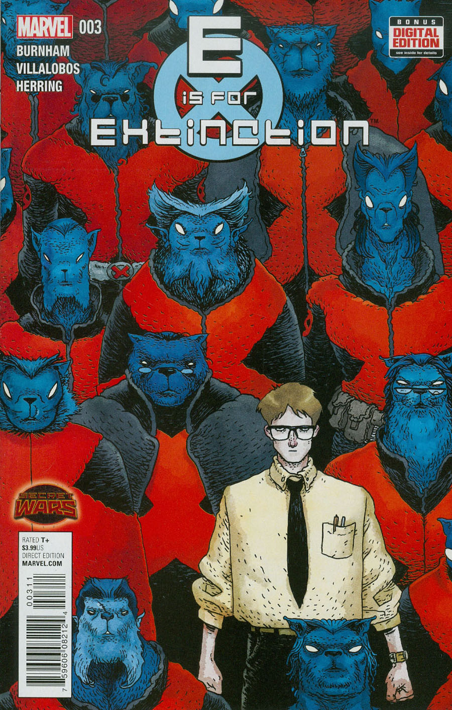 E Is For Extinction #3 Cover A Regular Ian Bertram Cover (Secret Wars Warzones Tie-In)
