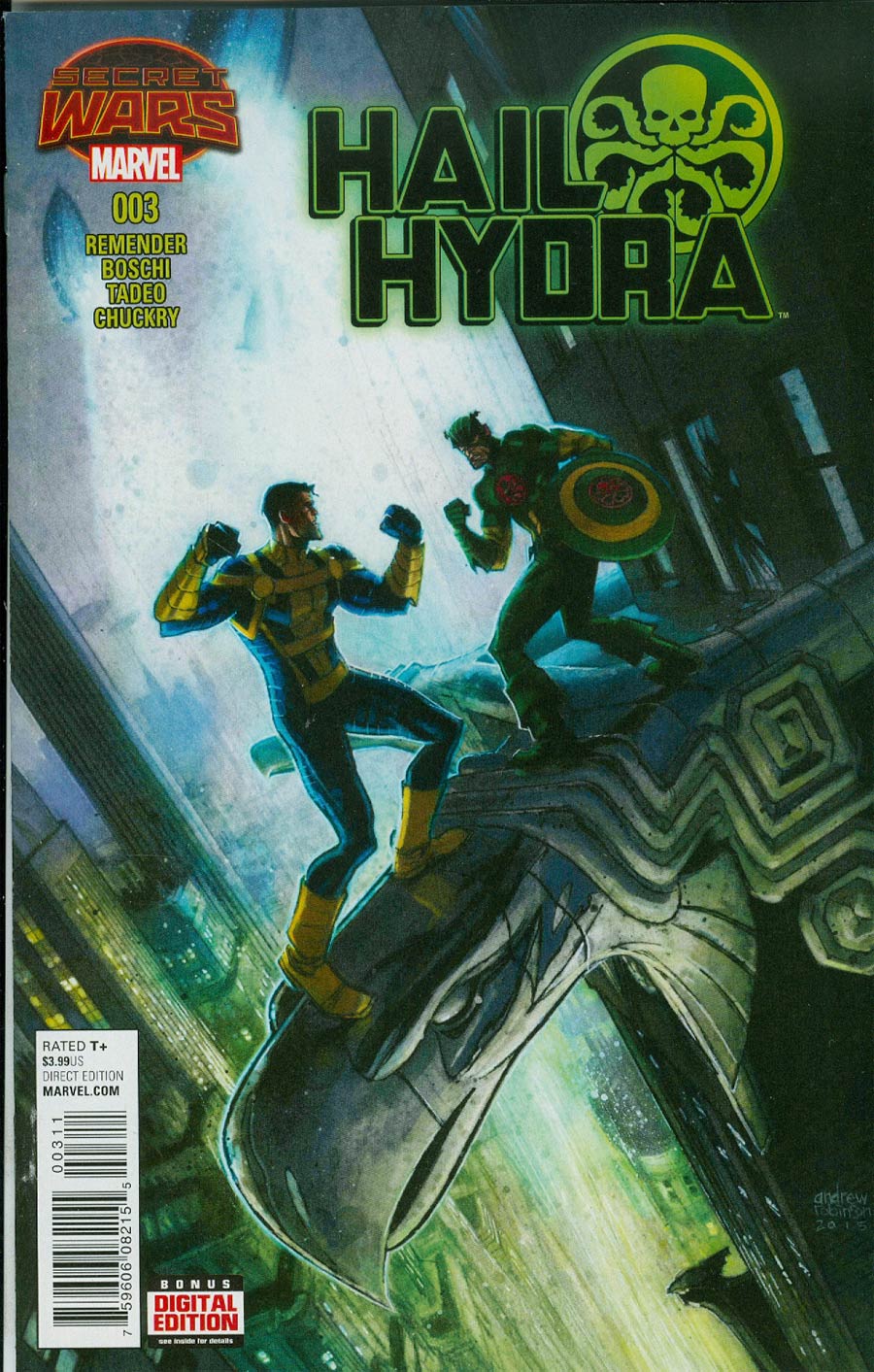 Hail Hydra #3 Cover A Regular Andrew C Robinson Cover (Secret Wars Warzones Tie-In)