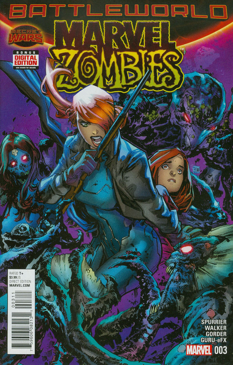 Marvel Zombies Vol 6 #3 Cover A Regular Ken Lashley Cover (Secret Wars Battleworld Tie-In)