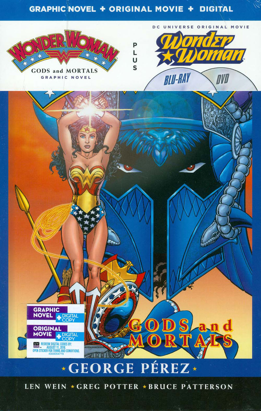 Wonder Woman Vol 1 Gods And Mortals HC Book & DVD Blu-ray Set