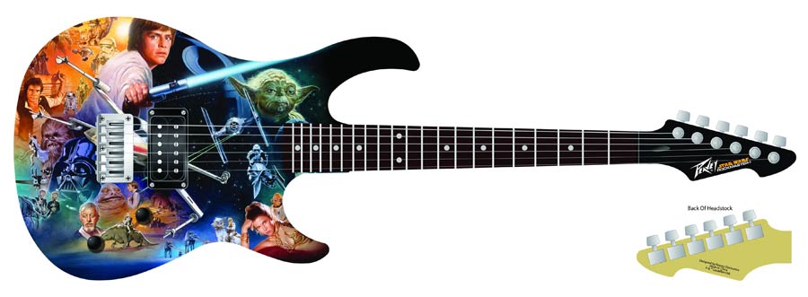 Star Wars Rockmaster Electric Guitar - Collage