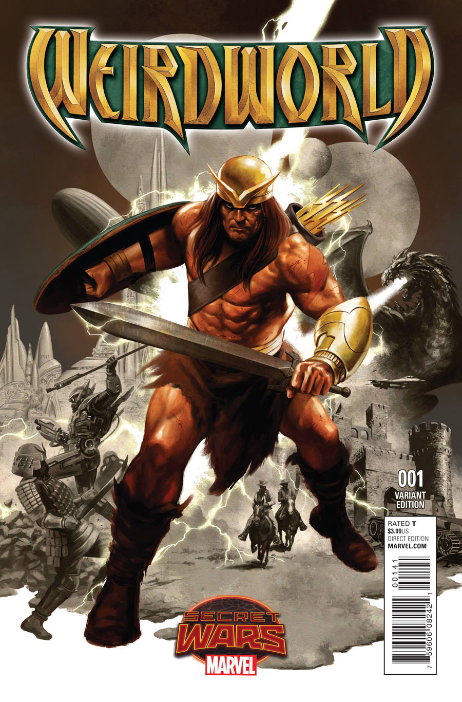 Weirdworld #1 Cover G Incentive Steve Epting Variant Cover (Secret Wars Warzones Tie-In)