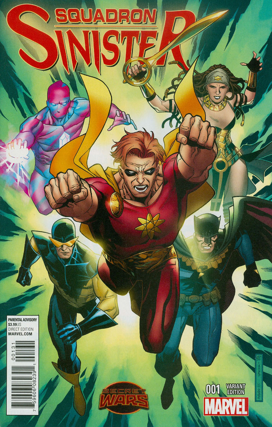 Squadron Sinister #1 Cover G Incentive Jim Cheung Variant Cover (Secret Wars Warzones Tie-In)