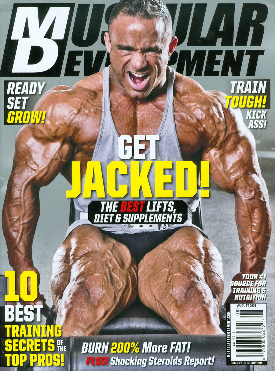 Muscular Development Magazine Vol 52 #8 Aug 2015