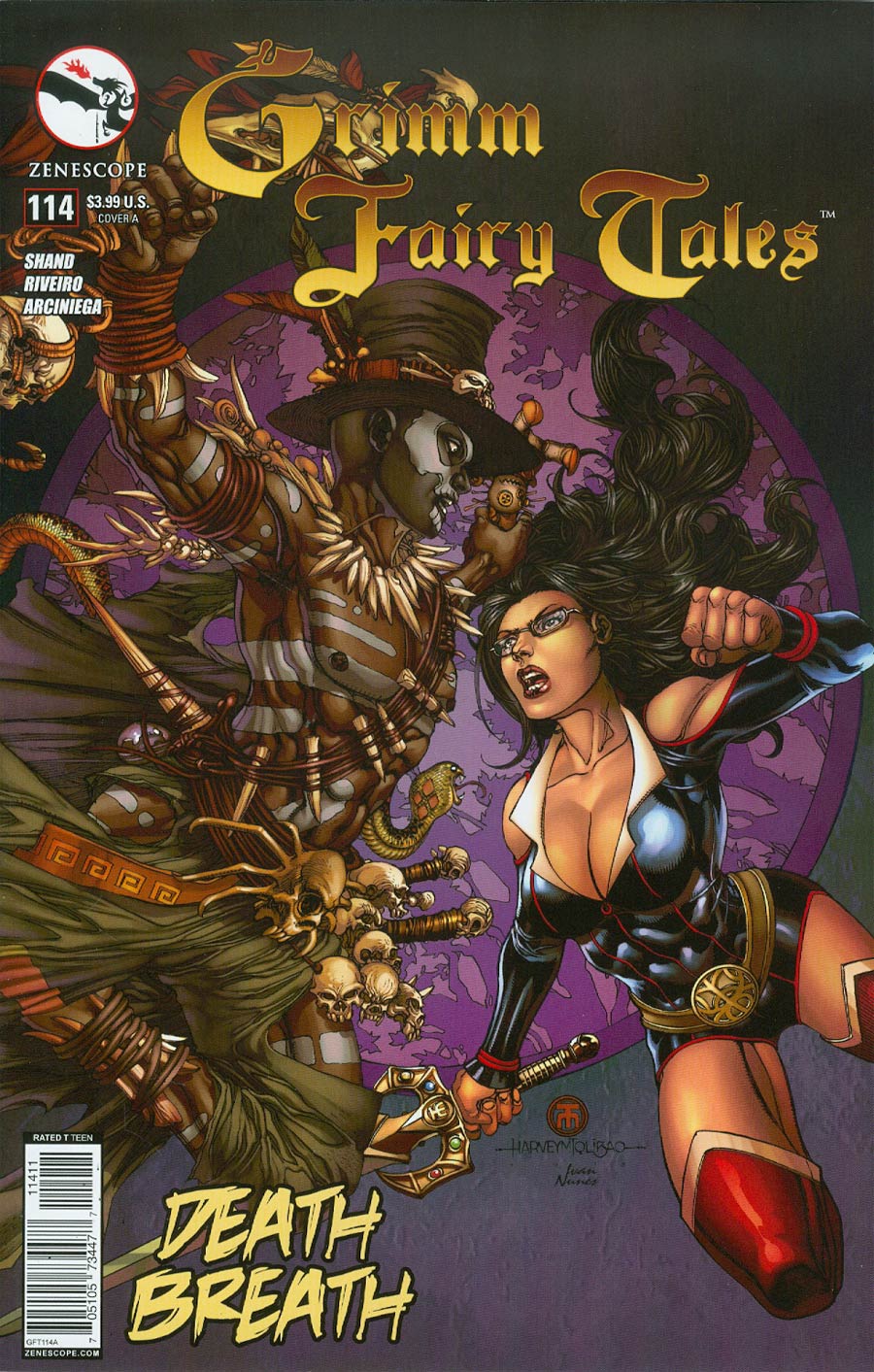 Grimm Fairy Tales #114 Cover A Harvey Tolibao