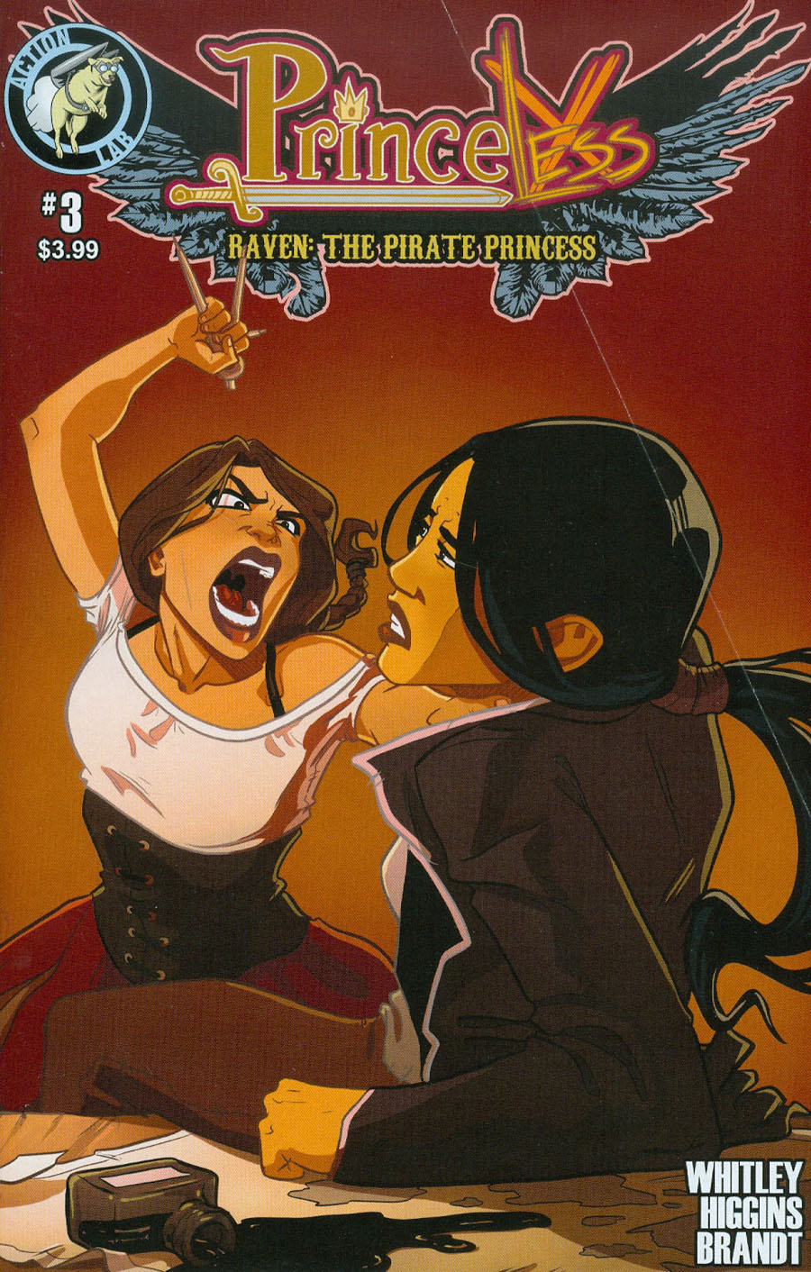 Princeless Raven The Pirate Princess #3 Cover A Regular Rosy Higgins Cover